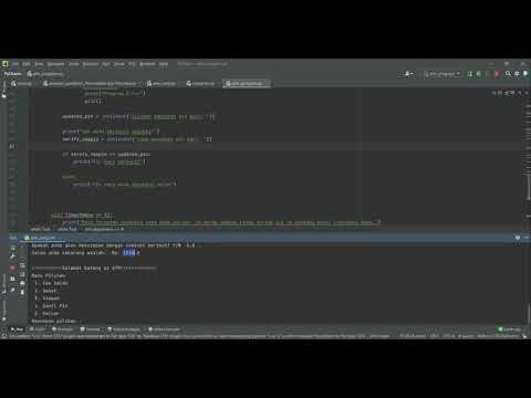 PyCharm – atm card py 2021 11 14 12 29 12