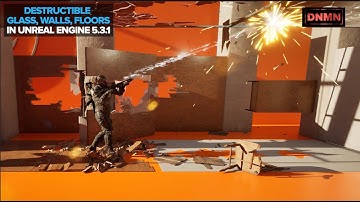 Chaos Destruction Shooter in Unreal Engine 5 (Untitled Game is Work In Progress by DNMN)