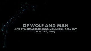 metallica of wolf and man mannheim germany may 22 1993 audio