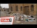 بالفيديو..تحول مدافن بشوات المماليك إلى مقلب زبالة