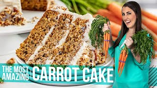 The Most Amazing Carrot Cake