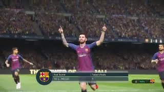 Pes 2019 Demo - Test Gameplay - Barcelona Vs Liverpool - Level Super Star