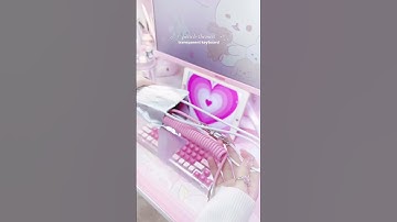 COOLKILLER | CK75 Peach Pink Keyboard Unboxing  #tech #keyboard #coolkiller #fyp #foryoupage #unbox