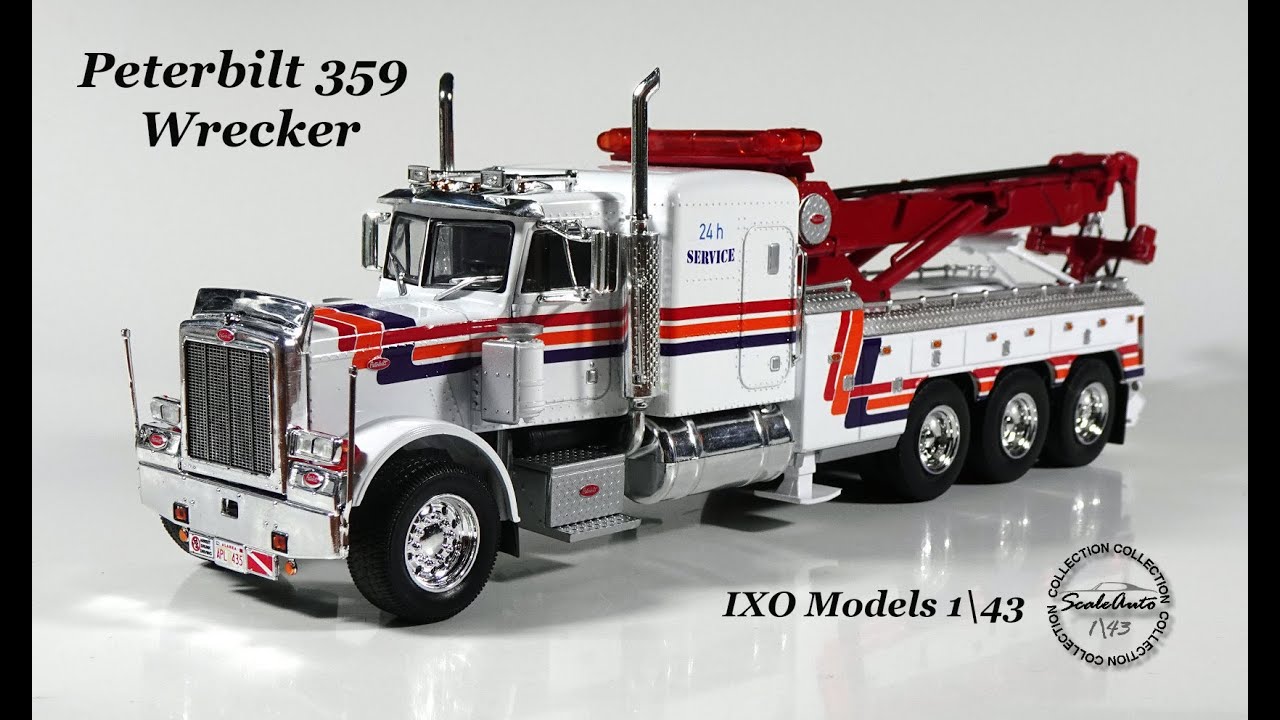 IXO Models 1# Peterbilt 359 Wrecker - YouTube