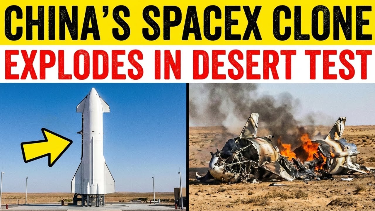 China's SpaceX Copycat Fails: Two Rockets, Same Month, Same Desert, Same Explosion