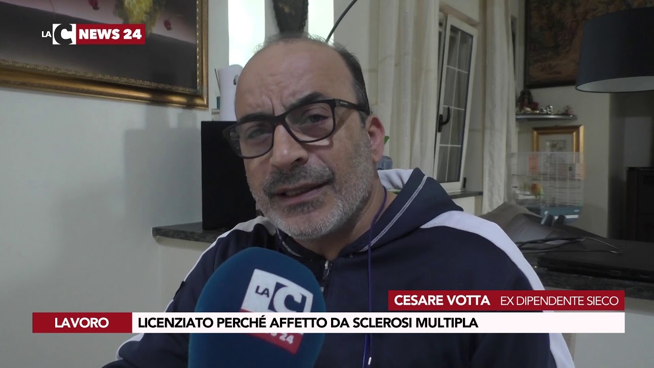 notizie del giorno LICENZIATO PERCHE' AFFETTO DA SCLEROSI MULTIPLA