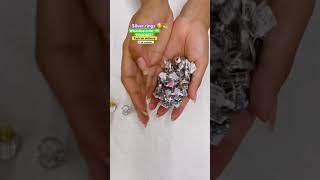 Beautiful silver rings 🥰💫🌸#ytshorts #fashion #love #viral #trending
