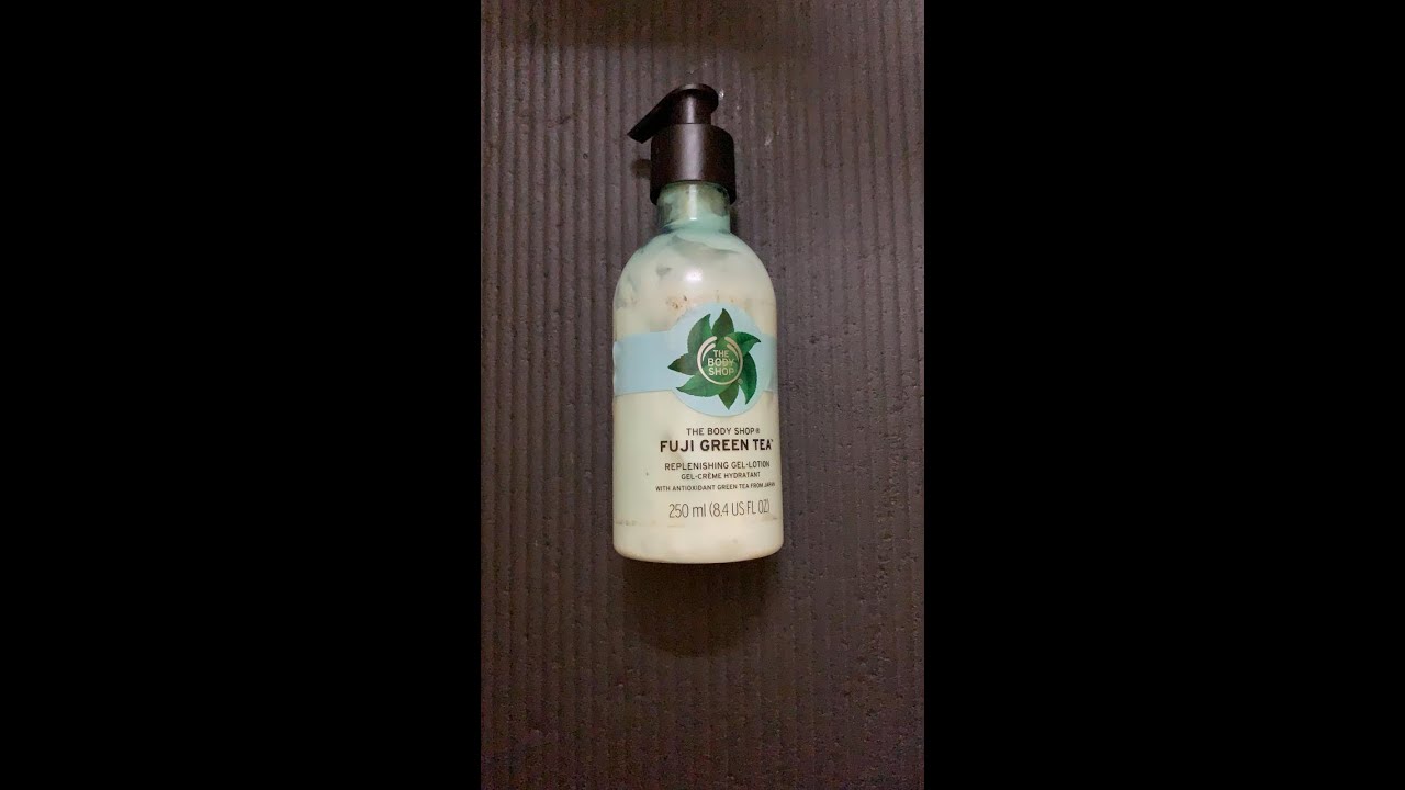 THE BODY SHOP-REPLENISH GEL-LOTION-FUJI GREEN TEA