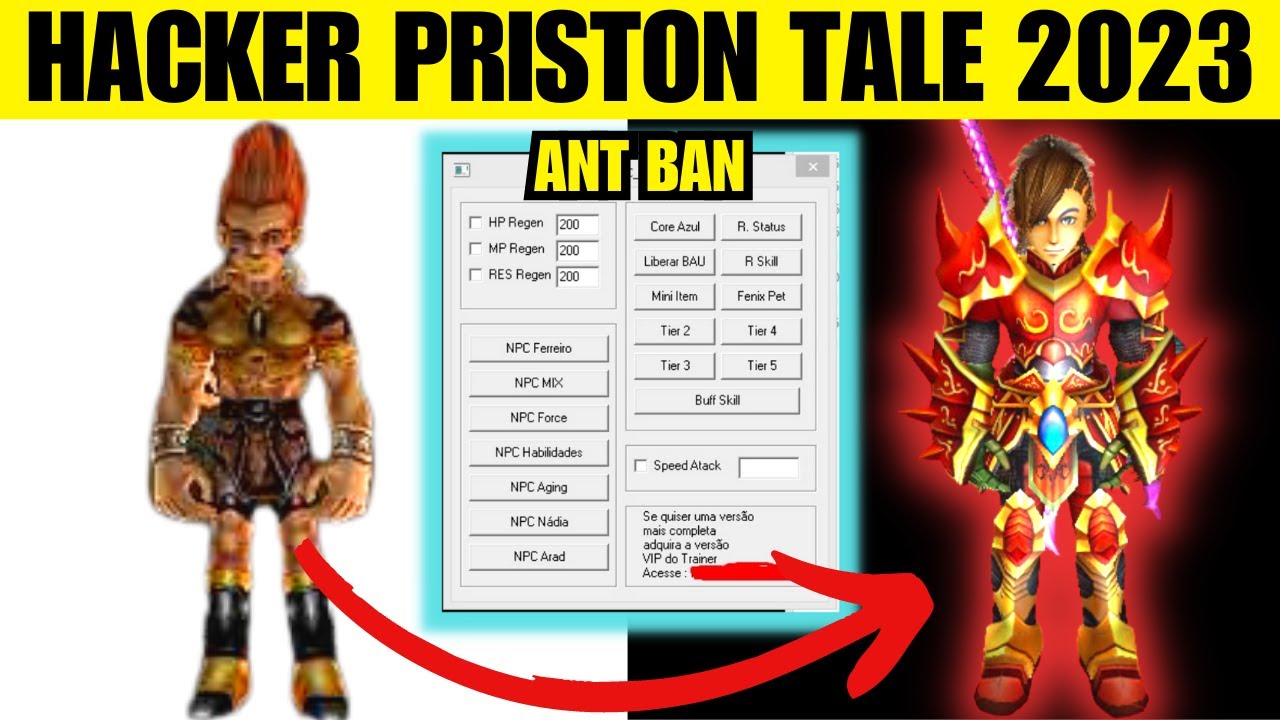 HACKER PRISTON TALE FUNCIONA EM TODOS COMO HACKEAR - WARTALE - BPT -  MONSTER PK LOST TALE JUNHO(on)
