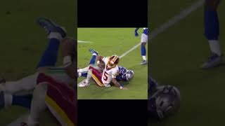 Jayden Daniels Injury With Sound Warning Graphic