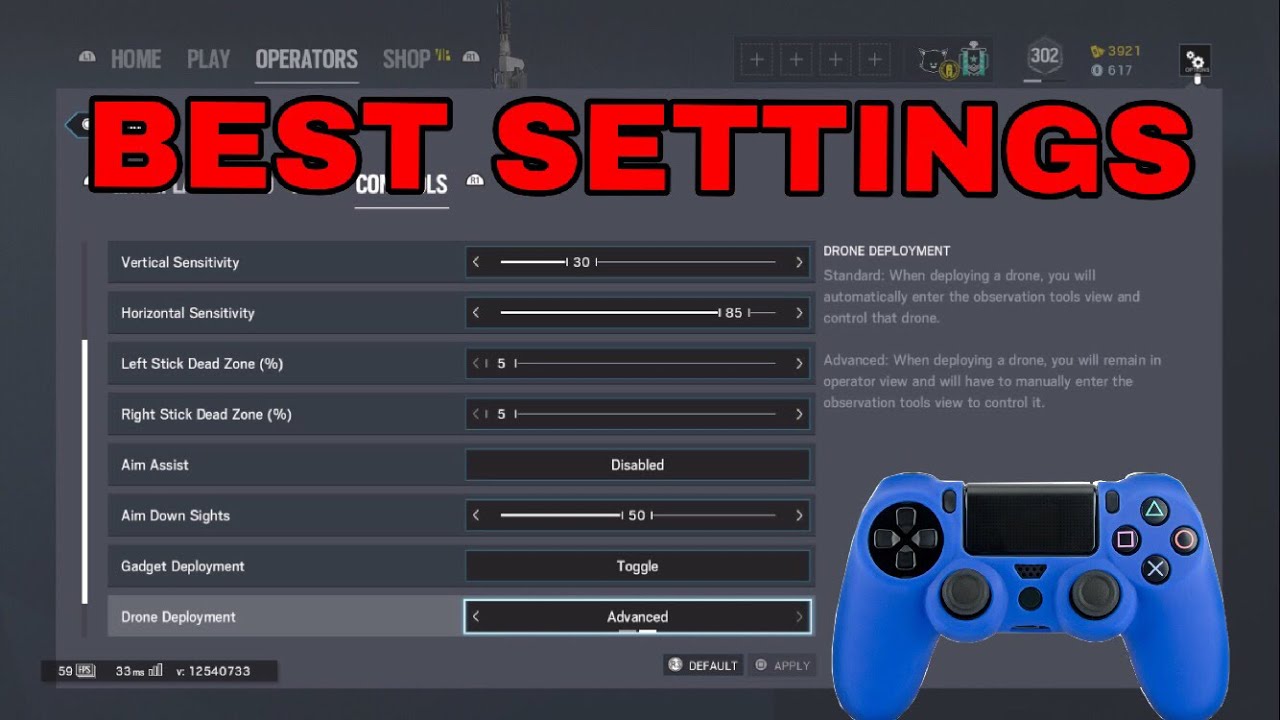 My Controller Settings Mnk Ranked Highlights Rainbow Six Siege Gameplay Youtube
