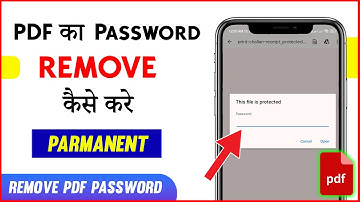Remove PDF Password Online FREE #pdf