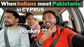 When INDIANs meet PAKISTANis in CYPRUS for DONKEY 🤣 !!