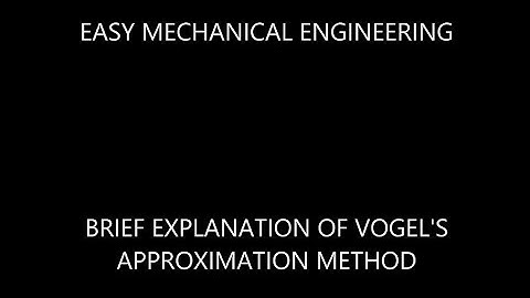 Brief explanation of vogel