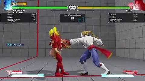 SFV Punishing Vegas V-Reversal With R.Mika