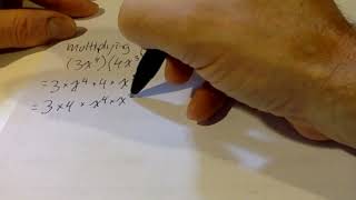 Multiplying Polynomials with Exponents