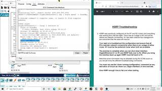 CCNA Lab: HSRP Troubleshooting