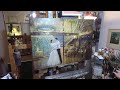 Dan&#39;s Art Adventure #7 - -Finishing Touches on A Wedding Painting