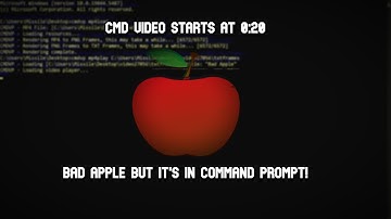 Bad apple but it
