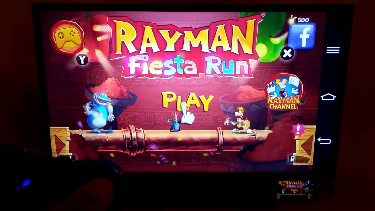 Rayman Fiesta Run LG G2 HDMI bluetooth controller 40" 1080p Full HD TV Android smartphone + SlimPort