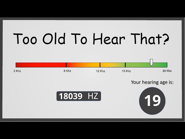 How Old Are Your Ears ? Hearing Test class=