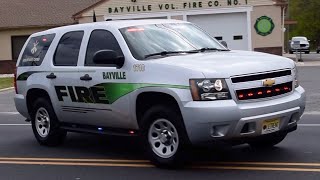 Berkeley Township Bayville Fire Company Chief 1710 And Berkeley EMS Ambulance 552 Responding 4-25-24