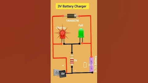 🔋 Simple Battery Charging Indicator 🚨 | Basic Circuit  #shorts #battery #circuit
