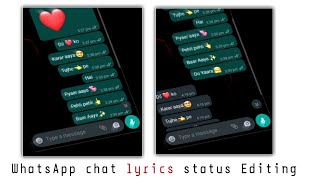 Trending Whatsapp Chat Video Editing | 3D WhatsApp Chat Status Editing | Status Kaise Banaye screenshot 2