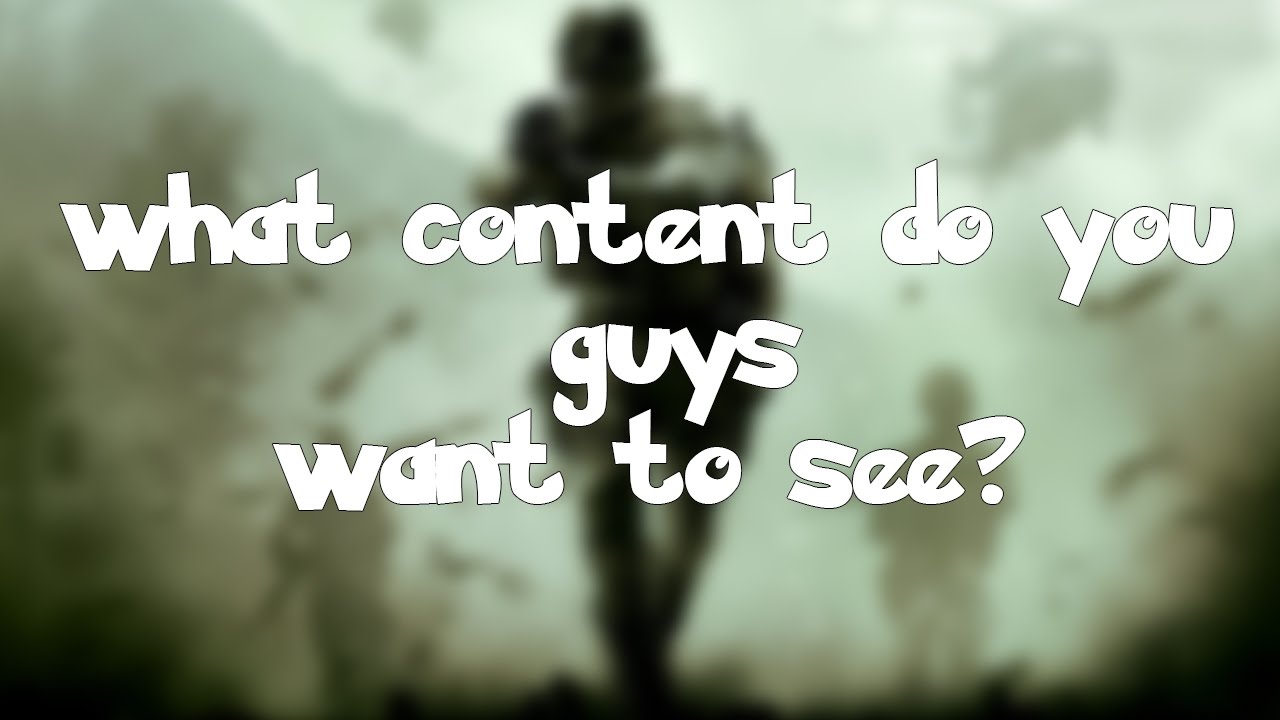 What content do you guys want to see? - YouTube