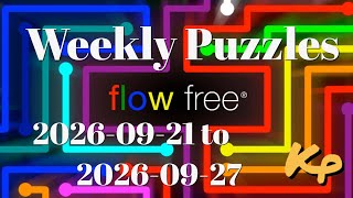 Flow Free - Weekly Puzzles - Dotted Challenge - 2026-09-21 to 27 - September 21st to 27th 2026 screenshot 5