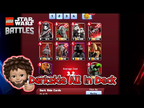 LEGO Star Wars Battles - Dark side Ultimate Push Deck | all In Deck