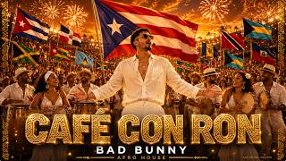 CAFÉ CON RON - Bad Bunny ft. Los Pleneros de la Cresta | AFRO HOUSE 2026 | Summer Party 🔥