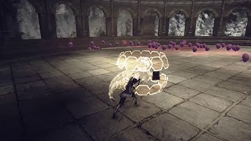 NieR:Automata DLC - CEO Boss Fight (Fists only, No chips, No pod) - VERY HARD