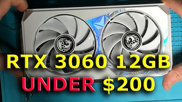 Nvidia RTX 3060 12GB grafische kaart onder de 200 euro uitpakken, installeren en testen