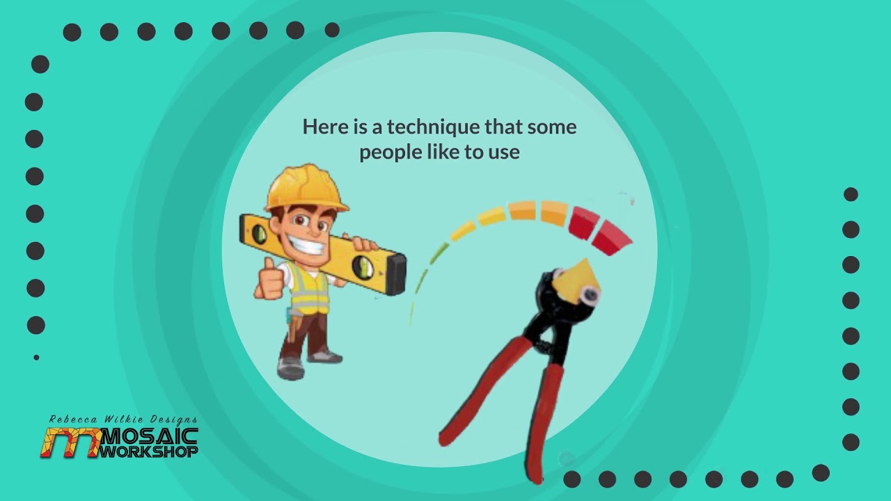 Mosaic Craft Explainer for the keystoning technique