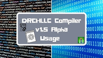 [Computer Science] DRCHLLC Compiler v1.5 Alpha Usage