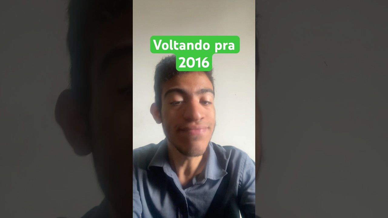 2026 ta com uma vibe de 2016 