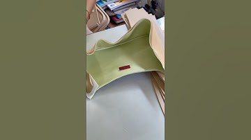 ráp chiếc túi xách màu xanh màu vải mới #sewinghacks