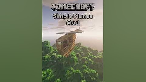 Planes and Helicopters in Minecraft! (Simple Planes Mod)