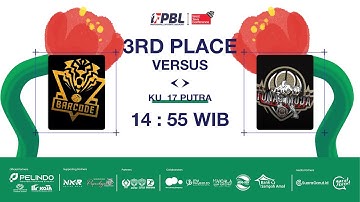 [3RD PLACE] LIVE STREAMING | BARCODE VS TUNAS MUDA | KU 17 PA | FPBL 2025