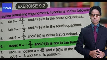 Remaining Trigonometric functions ch 30  X Math ( Episode 17) Hindi