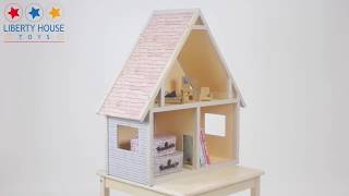 Is it a Bookcase or a Doll House? - Chalet Dollhouse - Liberty House Toys