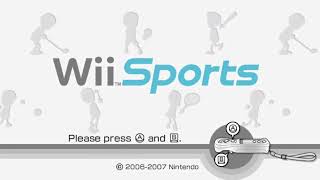 Title Screen - Wii Sports