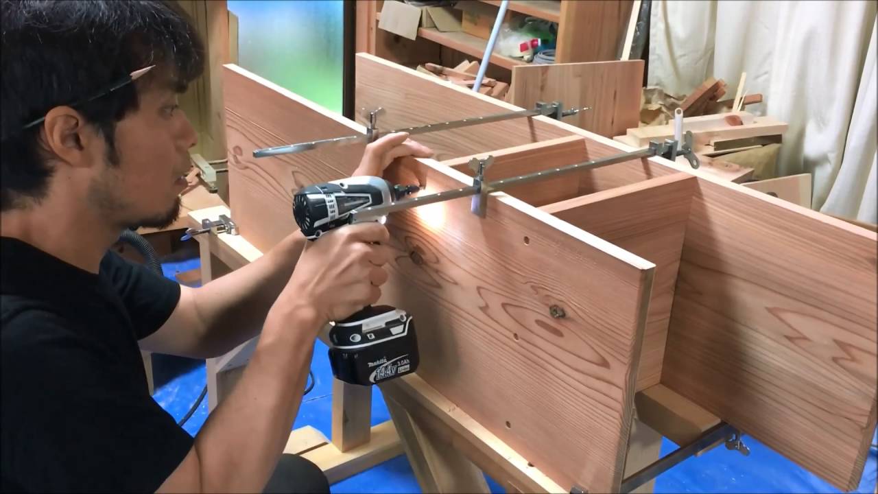 木製の郵便受けポスト付き下駄箱を手作りしてみた カミヤ木工のdiy家具教室 Youtube