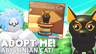 NEW ABYSSINIAN CAT Confirmed ADOPT ME! 🙀 How to get the NEW PET (Roblox)