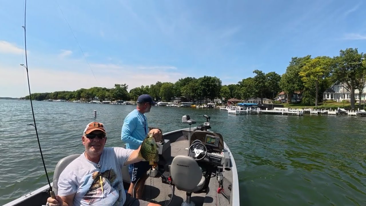Delavan Lake Fishing Summer Crappies!