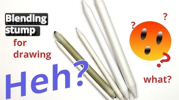 Graphite Drawing and Blending Stump for beginners, Part 1