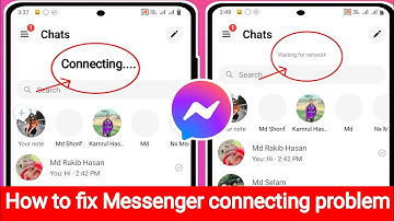 How to fix Messenger connecting problem 2024 | waiting for network problem in messenger