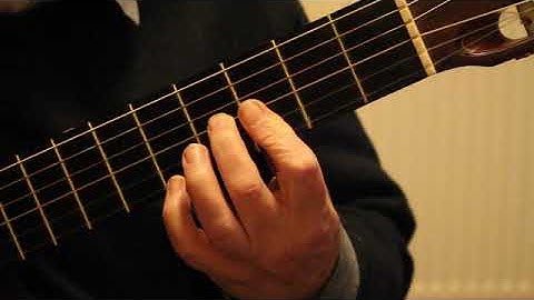 STUDY in E MINOR Op.6 No.11 by Fernando Sor guitar tutorial part five