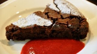 Gluten free flourless chocolate cake. so good. make it. go to
http://hotchocolatehits.blogspot.com/2013/09/chocolate-decadence-cake.html
for the full recipe ...